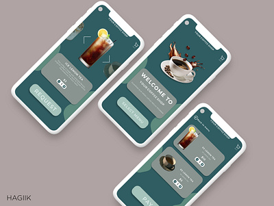 COFFEE SHOP MENU APPS MOBILE branding design graphic design ui ux