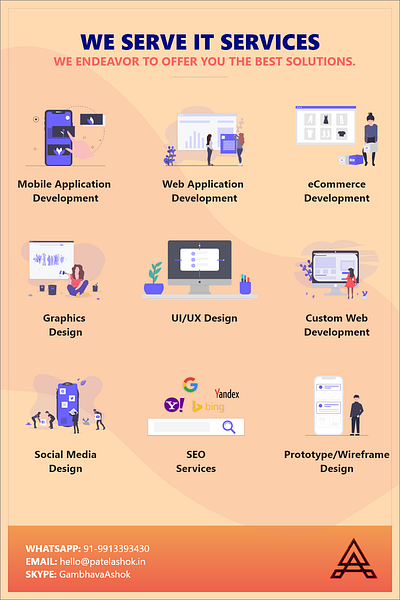 My Services app branding design icon illustration logo typography ui ux vector web