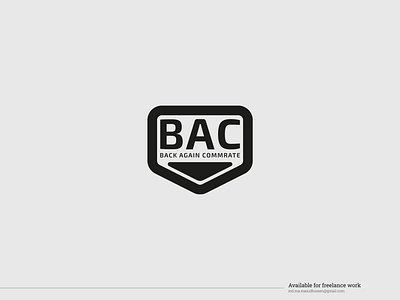 BAC - Logo Design Project 3d again again logo animation back logo best graphic designer in bd branding company brand logo company logo fiverr graphic design logo logo designer logo need mahabub alom masud professional logo typography vector