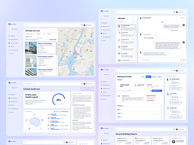 Medical SaaS Platform clean ui dashboad dashboard dashboards doctors equal healthcare medical design medtech platform saas saas design ui website