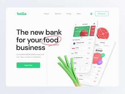UI/UX design mobile app for food business animation bank clear credit cards design design cards finance food food industry mobile app simple ui ux