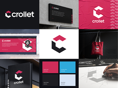 Crollet - Branding brand mark brand strategy branding concept logo crollet lgoo icon logo design logo mamrk sketching logo