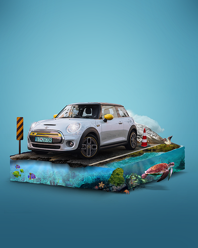 Design Mini Cooper Cabrio branding graphic design
