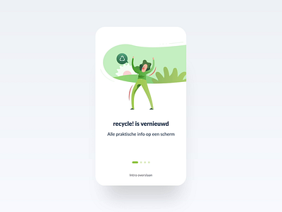 Recycle! app app branding app design application branding digital branding digital design experience design recycle recycling ui visual design