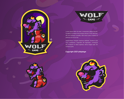 Wolf eSport Logo brand branding esport esportlogo gaminglogo illustrator logo mascot logo sportlogo vector