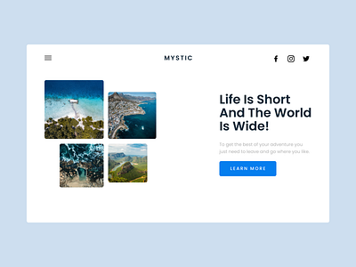 Traveling in seen world design travel traveling ui uidesign uiux ux uxdesign web webdesign