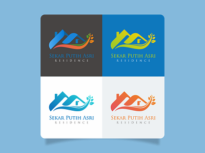 Logo Design : Sekar Putih Asri Residence branding company graphic design home logo residence