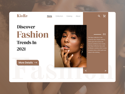 Shopping Website - Home Page UX/UI clothing design ecommerce fashion homepage landingpage logo minimal online shopping trending ui ux weblayout website websitedesign