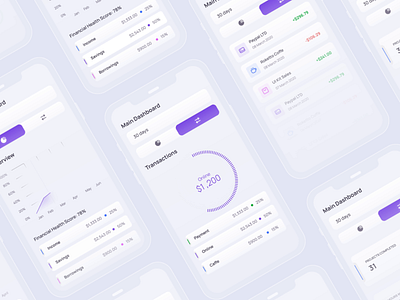 Animation for FinTech project clean ui creditcard dashboard dashboards equal finance app finances financial dashboard fintech app freelancers payments platform prototype saas transactions