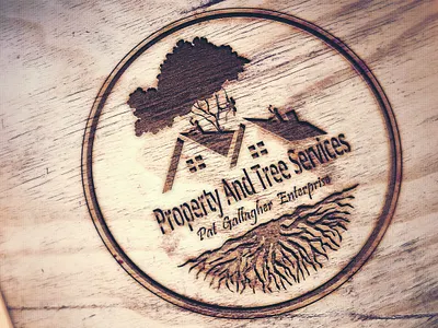 Property and Tree Services{Logo} branding design graphic design icon illustration logo vector