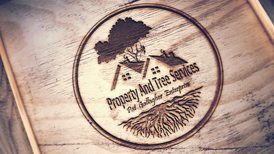 Property and Tree Services{Logo} branding design graphic design icon illustration logo vector