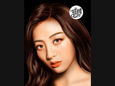 Speed painting of Jihyo of Twice - perfect world digital painting jihyo twice perfect world twice