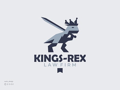 king-rex lawfirm logo branding design graphic design icon illustration logo minimal ux vector