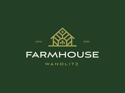 FarmHouse Logo Design agriculture agro bee brand branding design farm farm house farmer house icon leaf logo logodesign minimal smart logo tree