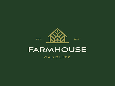FarmHouse Logo Design agriculture agro bee brand branding design farm farm house farmer house icon leaf logo logodesign minimal smart logo tree
