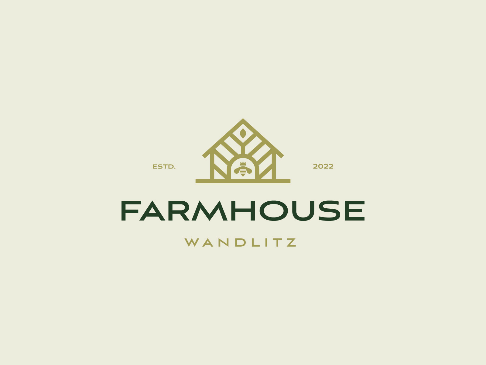 Edit this Hand-drawn Duotone Farm House Logo template online