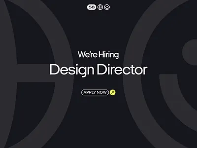 We're Hiring: Design Director branding design director hiring job job post leadership remote agency ui