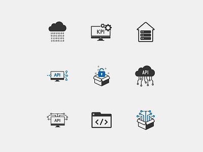 Software Dvewelopment Icons Set adobe illustrator graphic design icons set vector vector illustration
