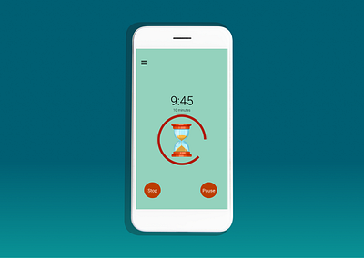 Daily UI 014 - Countdown timer app branding design illustration ui