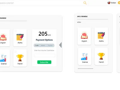 EDUCATIONAL APPLICATION , PAYMENT PAGE