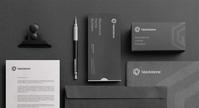 Blackstone Brand Identity brand branding design identity illustration logo mockup psd showcase template