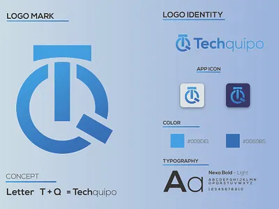 Techquipo Logo Design adobe illustrator branding design graphic design illustration illustrator logo logo design ui vector