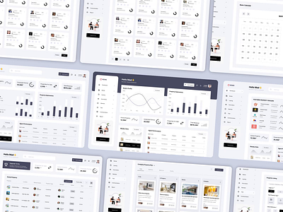 Property Management Dashboard UX UI Design admin admin panel animation branding dashboard design find home illustration landing logo madbrains property manage room mange typography ui vector