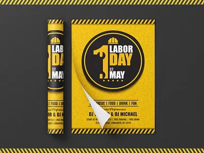 Labor Day Flyer Template mix