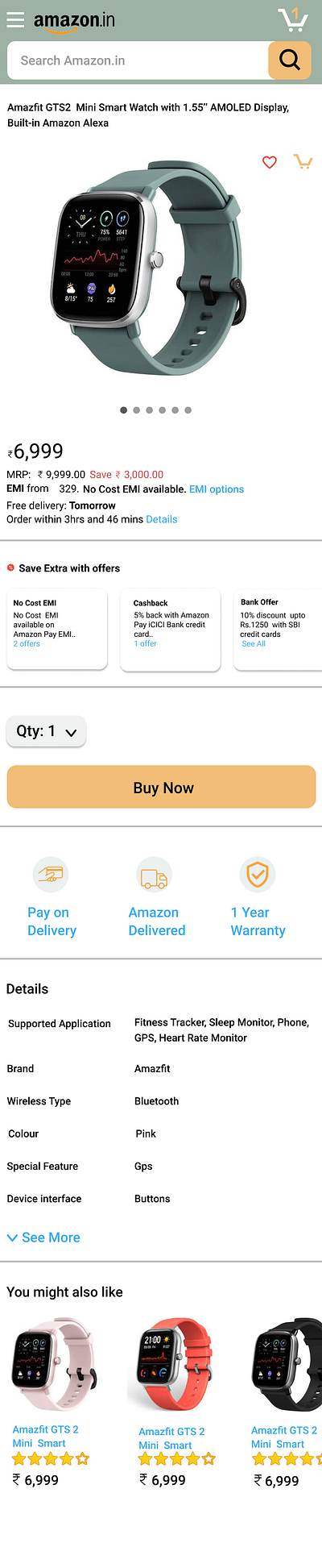 Amazon Redesign daily ui design figma ui