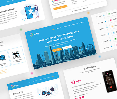 BlaBla Connect - Corporate Website branding clean clear design illustration interface logo minimal ui ui design userinterface ux vector web webdesign website