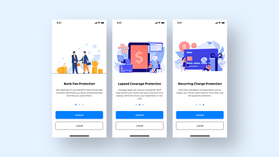 App onboarding ui screen adobe xd app banking design figma graphic design ios mobile app ui onboarding security ui