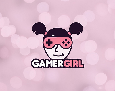 Gamer Girl Sticker Design controller cute design free gamergirl gamergirls girl girlgamer graphic design illustration logo logodesign logodesigner mrbranding pink sweet