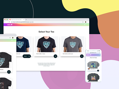 Real Thread + Adobe Shopify Merch Shop brand design brand identity branding design graphic design illustration website