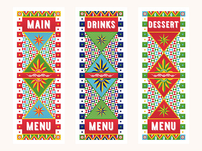 Menu Cover Designs brand identity branding food menu graphic design illustration italian menu menu design modern pattern restaurant sun typography vector vector illustration