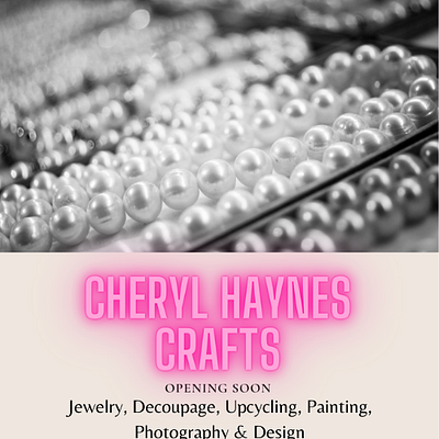 Cheryl's craft page header branding graphic design