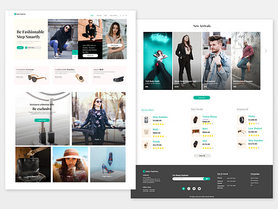 E-commerce Web page-Dhaka Fashion best design blog branding design e commerce website ecommerce ecommerce landing page ecommerce web ui landing page mobile app online shop template ui ui design uiux uiux design ux web ui webpage design website design