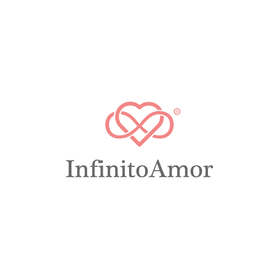 InfinitoAmor amor branding design icon infinity logo logodesign logofolio love vector