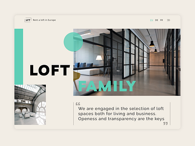 Real Estate Agency design landing realestate typography ui website