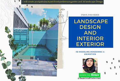 Pool Design exterior design garden design interior design landscape design patio design pool design samira4interior