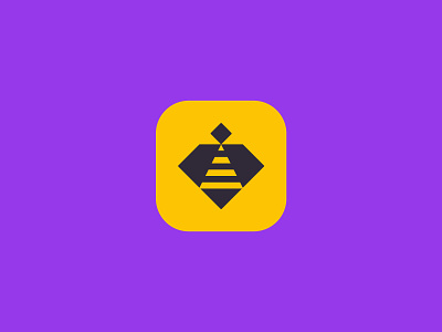 Datact® bee brand branding creative design easy finance icon logo management mark resources team teamwork tech yellow