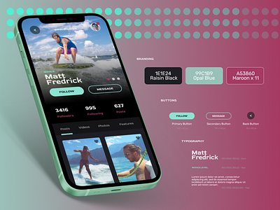 Wake Surf Mobile App branding design figma figmadesign iphone mobileapp surf