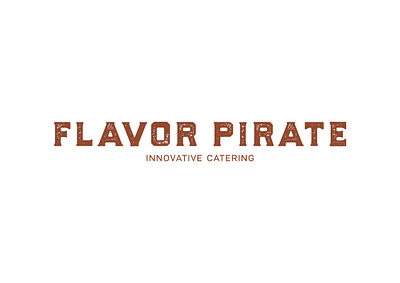 Flavor Pirate Logo brand identity branding catering food food logo graphic design icon logo logo design logomark minimal organic restaurant vector vintage wordmark