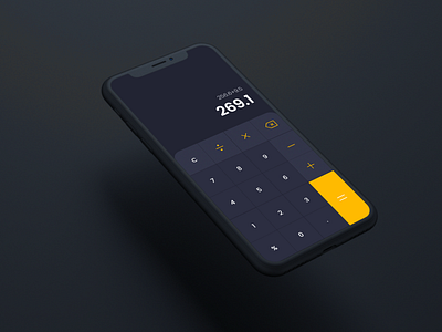 Daily UI Design Challenge | Day 04 | Calculator adobexd appdesign branding calculator dark darkui design figma illustration landingpage webdesign uiux logo ui uiux ux