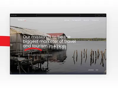 Evoltra Website branding design ecommerce ghana illustration logo social travel ui ux website