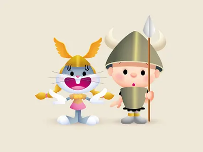 What's Opera, Doc? adobe illustrator character design cute illustration jerrod maruyama kawaii vector