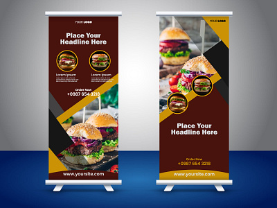 Rollup banner design banner billboard banner minimal roll up modern roll up pop up banner pull up banner roll up banner signage stunning roll up