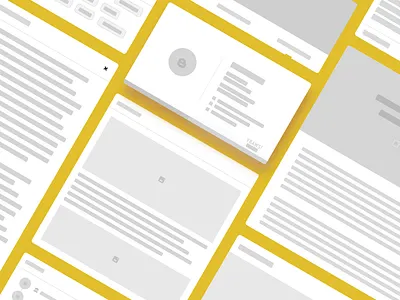 UX Card adaptive baseline bootstrap brand identity branding design illustration logo styleguide typography