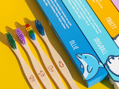 Blue Splash 2 bear blue blue splash brand branding design dolphin icon icon design logo penguin polar splash toothbrush whale