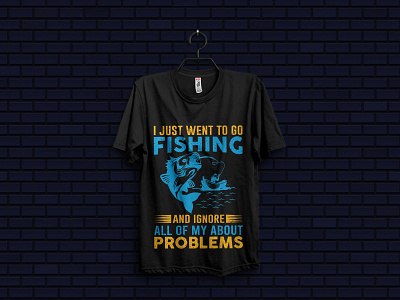 Fishing T Shirt Design branding branting creative logo design fish fishing t shirt graphic design graphic t shirt illustration logo logo design branding logocreation t shirt design t shirt logo typography ui vector t shirt