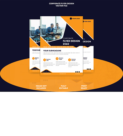 Corporate A4 Flyer Design a4 agency books cover brochure company corporate creative design flyer flyer design free modern print ready